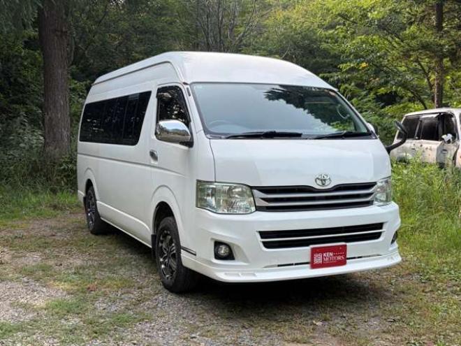 ハイエースバン2.5 DX スーパーロング ハイルーフ ディーゼルターボ 4WD　ハイルーフ4WD　ETC　リアヒーター社外16インチ社外ナビ地デジ　バックカメラ 2500