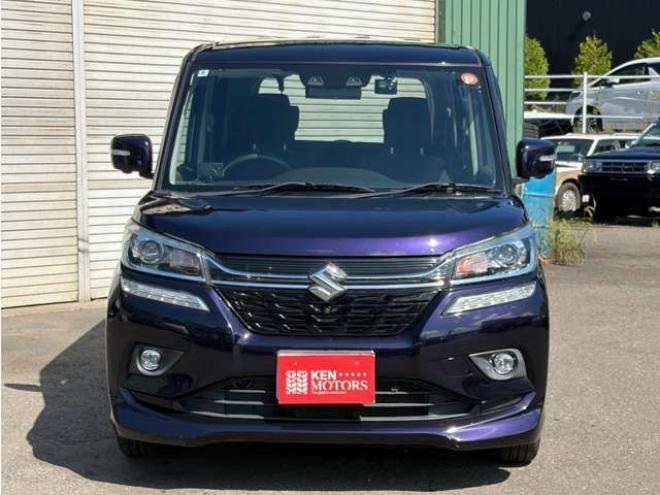 ソリオ1.2 バンディット ハイブリッド MV 4WD　ワンオーナー車4WDデュアルブレーキサポート　左リアパワスラ純正エンジンスターター　シートヒーター 1200