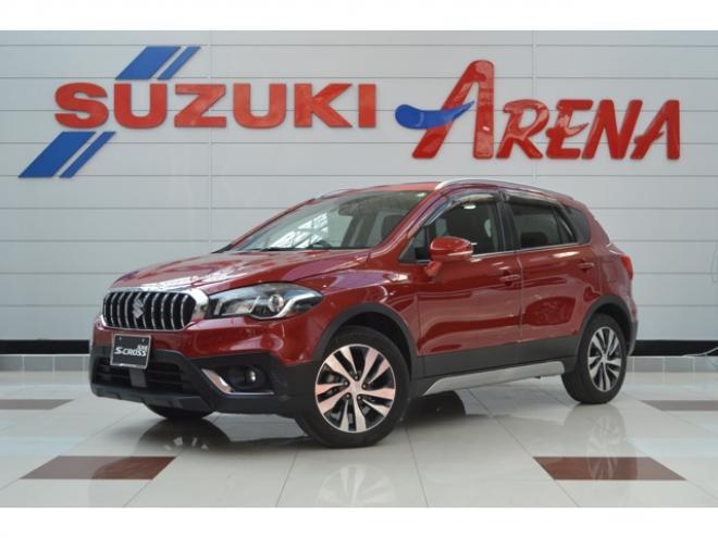 SX4S-CROSS 1.6 4WD　ALLGRIP4WD横滑り防止装置パドルシフトクルーズコントロール社外ナビTVバックカメラディスチャージヘッドライトシートヒータースマートキー 1600