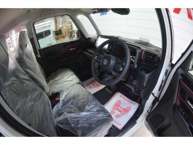 スペーシアカスタム ハイブリッド XSターボ 4WD　ハイブリッド4WDターボセーフティサポート搭載スズキコネクト対応通信機装着車アダプティブクルーズコントロール全方位モニター付9インチナビ両側オートスライドドアLEDステアリングヒーターパーキングセンサー 登録済未使用車 660