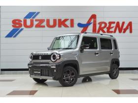 ハスラー　タフワイルド 4WD　ワンオーナーハイブリッド4WDスズキコネクト対応通信機装着車セーフティサポート搭載アダプティブクルーズコントロール全方位モニター付9インチナビTVバックカメラパドルシフトハイビームアシストLEDライト 660