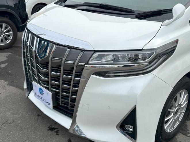 アルファードハイブリッドハイブリッド2.5X 4WD ローンが不安な方＜優遇ローン＞ 寒冷地仕様　アルパインビックナビ　後席モニター　両側パワースライド 4WD 2500 5Dr