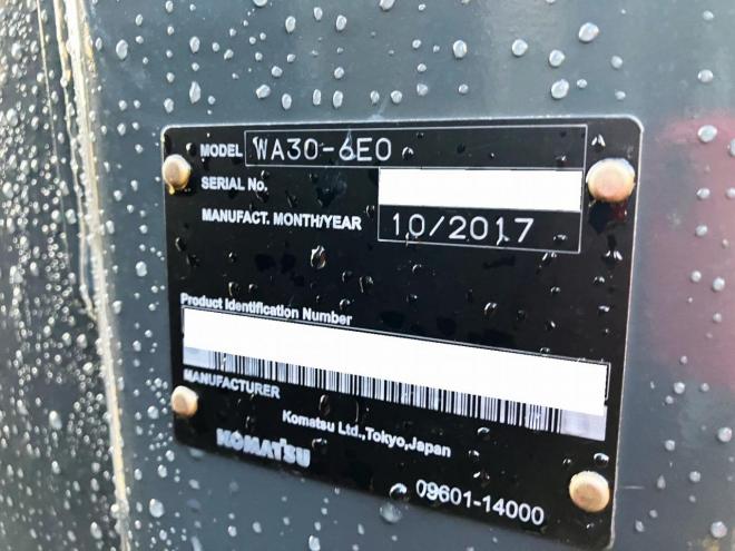 ホイールローダコマツ　中古　WA30-6E0　建機　