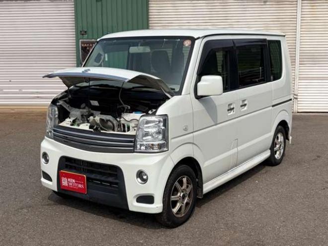 エブリイワゴン PZターボ 4WD　ターボ4WD社外ナビ　バックカメラ　シートヒーターミラーヒーター左リアパワスラ 660