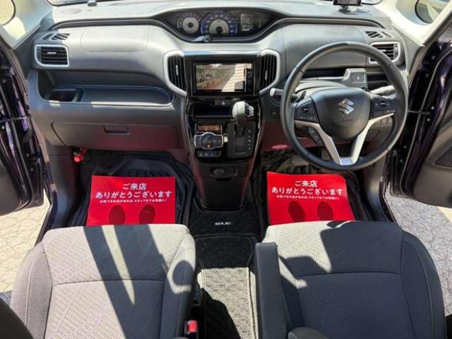 ソリオ1.2 バンディット ハイブリッド MV 4WD　ワンオーナー車4WDデュアルブレーキサポート　左リアパワスラ純正エンジンスターター　シートヒーター 1200