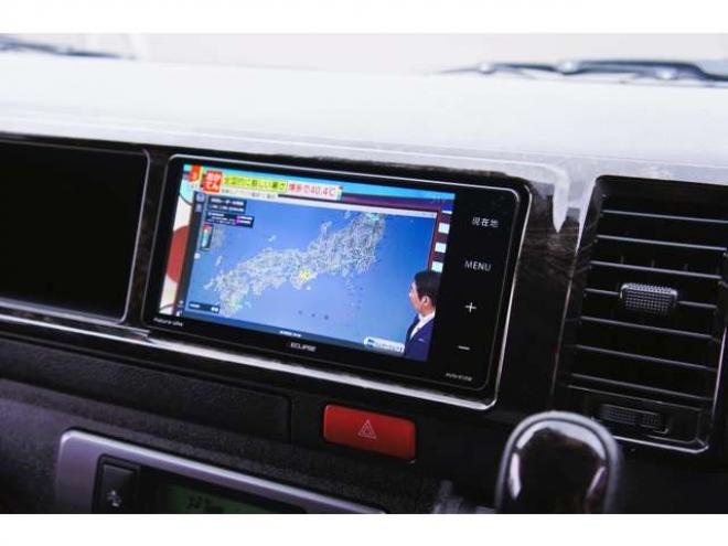 ハイエースバン2.7 スーパーGL ダークプライムII ワイド ミドルルーフ ロングボディ 4WD　フリップダウンモニター・パノラミックビューモニター・デジタルインナーミラー・Fスポイラー・18インチアルミ・ETC 2700
