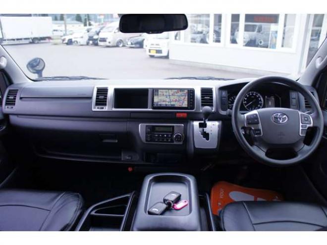 ハイエース2.7 GL ロング ミドルルーフ 4WD　ワンオーナー・モデリスタエアロ・バックギャモン18インチアルミ・KENWOOD製スピーカー 2700