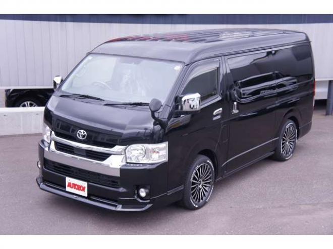 ハイエース2.7 GL ロング ミドルルーフ 4WD　ワンオーナー・モデリスタエアロ・バックギャモン18インチアルミ・KENWOOD製スピーカー 2700