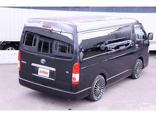 ハイエース2.7 GL ロング ミドルルーフ 4WD　ワンオーナー・モデリスタエアロ・バックギャモン18インチアルミ・KENWOOD製スピーカー 2700