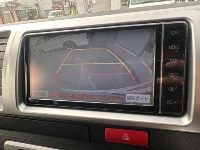 ハイエースバン2.8 スーパーGL ロング ディーゼルターボ 4WD　リアクーラー&ヒーター　プッシュスタート　スマートキー　　ベッドキッド LEDヘッドライト横滑り防止　衝突被害軽減　車線逸脱　トヨタ純正ナビ　フルセグTV　Bluetooth　バックカメラ トヨタ純正リアモニター ETC 2800