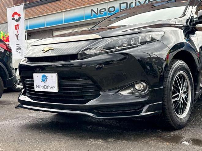 ハリアーハイブリッドE-Fourエレガンス 4WD　ローンが不安な方＜優遇ローン＞　寒冷地仕様　フロントエアロ　社外ナビ　ワンセグTV 4WD 2500 5Dr