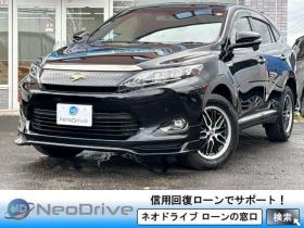 ハリアーハイブリッド　E-Fourエレガンス 4WD　ローンが不安な方＜優遇ローン＞　寒冷地仕様　フロントエアロ　社外ナビ　ワンセグTV 4WD 2500 5Dr