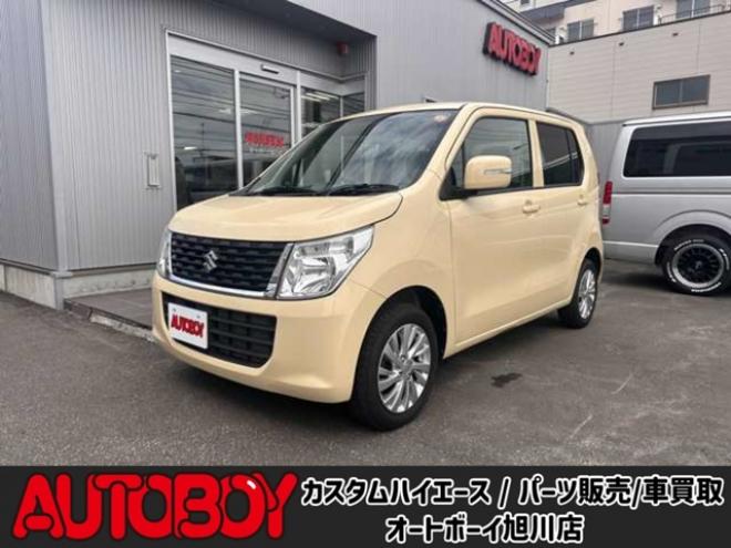 ワゴンRFX リミテッド 4WD　Pスタート ISOFIX対応 助手席アンダーボックス ステアリングスイッチ アイドリングストップ　レベライザー 前席シートヒーター　オートエアコン ケンウッド1DIN　AM FM CD USB スマートキー 社外エンスタ 660