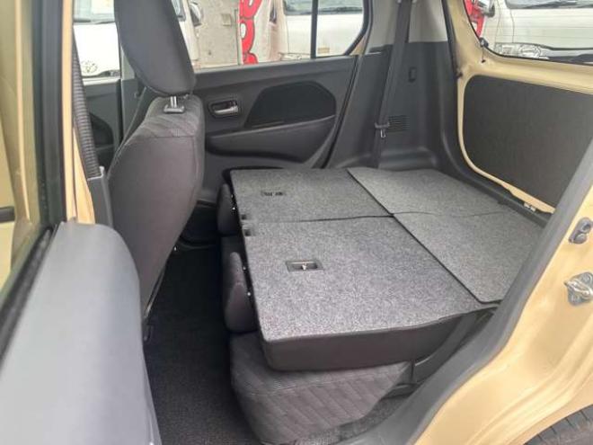 ワゴンRFX リミテッド 4WD　Pスタート ISOFIX対応 助手席アンダーボックス ステアリングスイッチ アイドリングストップ　レベライザー 前席シートヒーター　オートエアコン ケンウッド1DIN　AM FM CD USB スマートキー 社外エンスタ 660