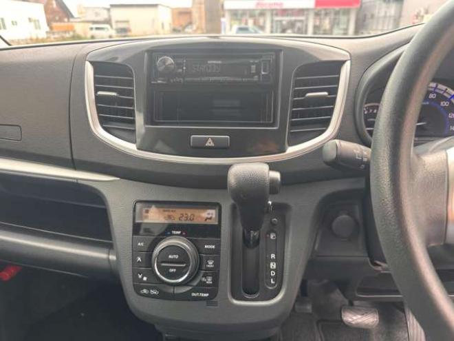 ワゴンRFX リミテッド 4WD　Pスタート ISOFIX対応 助手席アンダーボックス ステアリングスイッチ アイドリングストップ　レベライザー 前席シートヒーター　オートエアコン ケンウッド1DIN　AM FM CD USB スマートキー 社外エンスタ 660