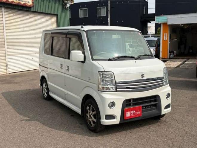 エブリイワゴン PZターボ 4WD　ターボ4WD社外ナビ　バックカメラ　シートヒーターミラーヒーター左リアパワスラ 660