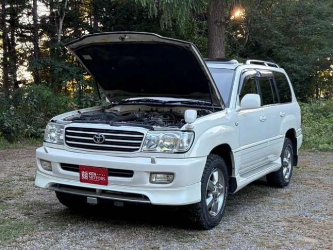 ランドクルーザー100 4.2 VXリミテッド Gセレクション ディーゼルターボ 4WD　エンジンスターター　前後ヒッチメンバー　サンルーフ 4200