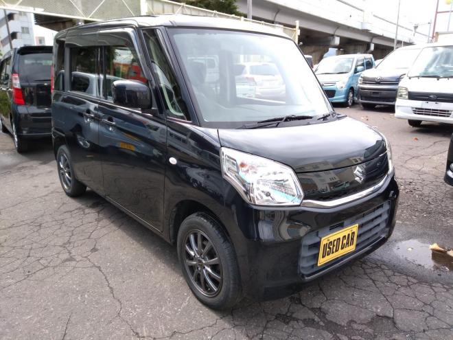 スペーシアスペーシア Ｇ ４ＷＤ　ＡＢＳ　スマートキー　Ｐスタート　アイドリングストップ　エネチャージ　エンスタ　ＥＴＣ　ナビＴＶ　バックカメラ　ブルーツース　Ｆ席シートヒーター　夏冬タイヤ付　車検令和１０年１０月　保証１年付 4WD 660 5Dr