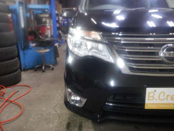 セレナ2.0 ハイウェイスター 4WD　ナビ・TV・Bカメラ・B/T・両側電動・LEDヘッドライト・フリップダウンモニター・後期型・インテリキー・プッシュスタート・クルコン・アイドリングストップ・純正エンスタ・フルフラットシート・ト・寒冷地仕様 2000