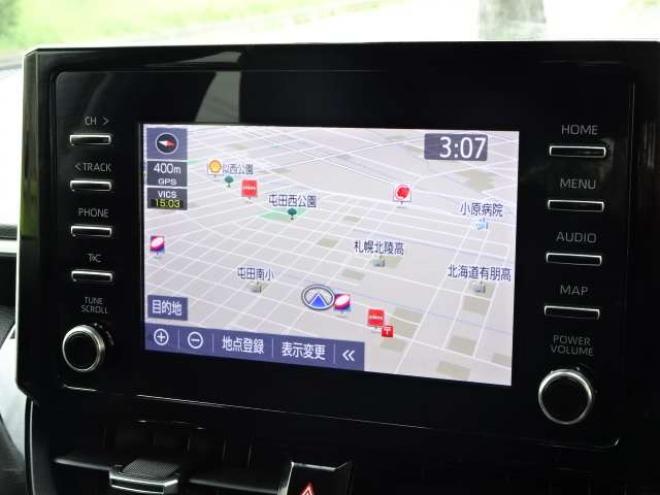 カローラツーリング 1.8 ハイブリッド G-X プラス E-Four 4WD　ハイブリッド機構含保証2年/走行距離無制限　4WD　ワンオーナー セーフティセンス ディスプレイオーディオ・ナビ　バックカメラ　LEDヘッドライト　W/B純正17インチアルミホイール ミラーヒーター 6SRS スマートキー 1800
