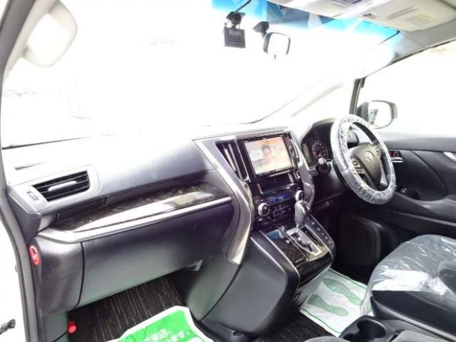 アルファード2.5 S 4WD　本州車　保証1年/走行距離無制限　4WD　両側パワースライドドア　社外9型ナビ　地デジ　バックカメラ　Bluetooth接続　LEDヘッドライト　ビルトインETC　純正18インチアルミ 2500