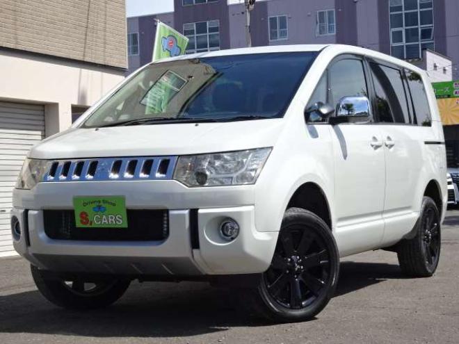 デリカD：5 2.4 G パワーパッケージ 4WD　本州車　保証1年/走行距離無制限　4WD　両側パワースライドドア　リフトアップ　ALPINEナビ　地デジ　バックカメラ　10.2型フリップダウンモニター　　前後ドラレコ　ETC　クルーズコントロール 2400