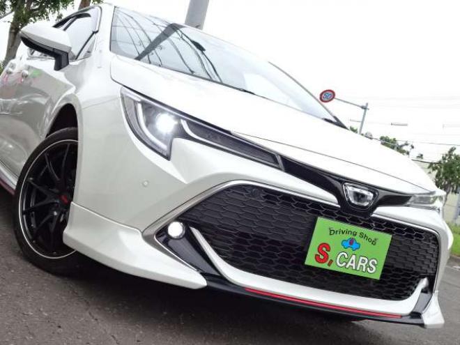 カローラスポーツ 1.2 G Z 4WD　保証1年/走行距離無制限　4WD　トヨタセーフティセンス　　TRDエアロ RAYS/VOLK RACING18AW 純正9インチナビ 地デジ バックカメラ BSM　ヘッドアップディスプレイ　ハーフレザー　ステアリングヒーター 1200