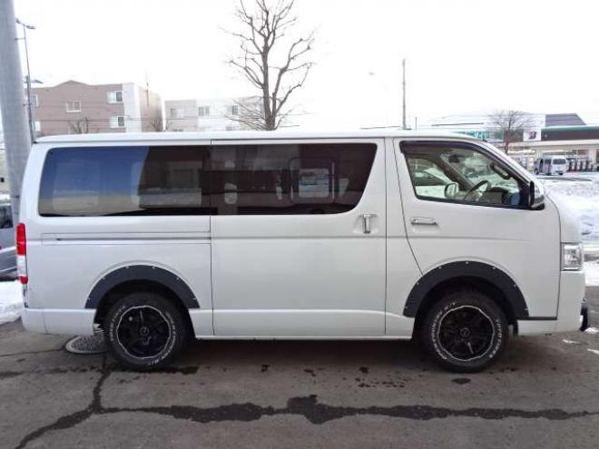 ハイエースバン2.8 スーパーGL ロング ディーゼルターボ 4WD　本州車　4WD　プッシュスタート　スマートキー　オートマチックハイビーム　ETC　MID　GRCIA　WHEEL　バックカメラ　リヤヒーター　リヤエアコン　AC100V 2800