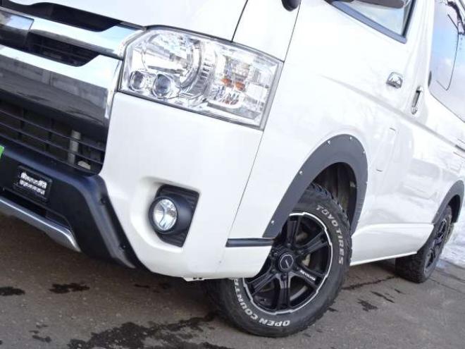 ハイエースバン2.8 スーパーGL ロング ディーゼルターボ 4WD　本州車　4WD　プッシュスタート　スマートキー　オートマチックハイビーム　ETC　MID　GRCIA　WHEEL　バックカメラ　リヤヒーター　リヤエアコン　AC100V 2800