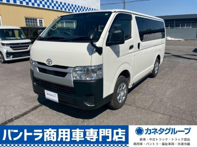 ハイエースバン2.8 DX ロング ディーゼルターボ 4WD　4WD　トヨタセーフティーセンス　寒冷地仕様　フロントリアヒーター　両側スライドドア 2800