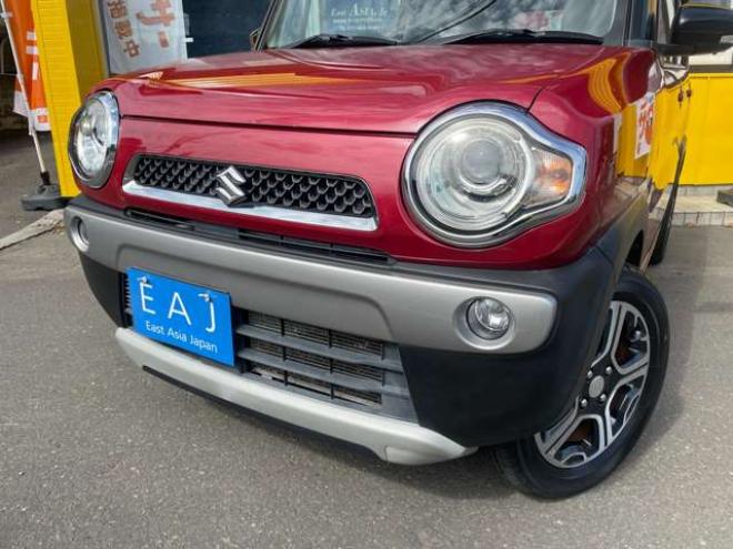 ハスラーXターボ 4WD　1年保証/Bluetooth/ナビ・TV/バックカメラ/前後ドライブレコーダー/ビルトインETC/キー2本/HIDヘッドライト/シートヒーター/2トーンカラー/純正15インチアルミホイール/車検令和9年8月/法定整備/修復歴無し 660