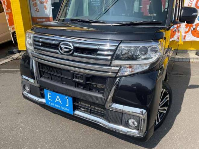 タントカスタム RS トップエディション SAII 4WD　後期型/1年保証/Bluetooth/ナビ・フルセグTV/バックカメラ/エンジンスターター/純正15インチアルミホイール/アルミホイール付き冬タイヤ付き/ハーフレザーシート/LEDフォグライト/車検整備2年付/法定整備/修復歴無し 660