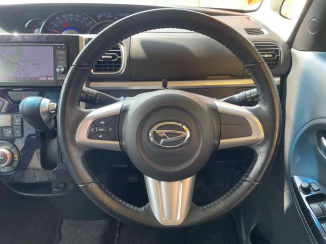 タントカスタム RS トップエディション SAII 4WD　後期型/1年保証/Bluetooth/ナビ・フルセグTV/バックカメラ/エンジンスターター/純正15インチアルミホイール/アルミホイール付き冬タイヤ付き/ハーフレザーシート/LEDフォグライト/車検整備2年付/法定整備/修復歴無し 660