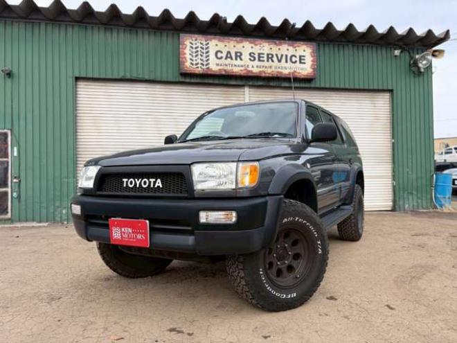 ハイラックスサーフ2.7 SSR-X Vセレクション 4WD　社外ナビ　バックカメラ　社外アルミホイール　エアコン　リフトアップ　パワステ　パワーウィンドウ　キーレスエントリー　ETC　ABS　ルーフレール 2700