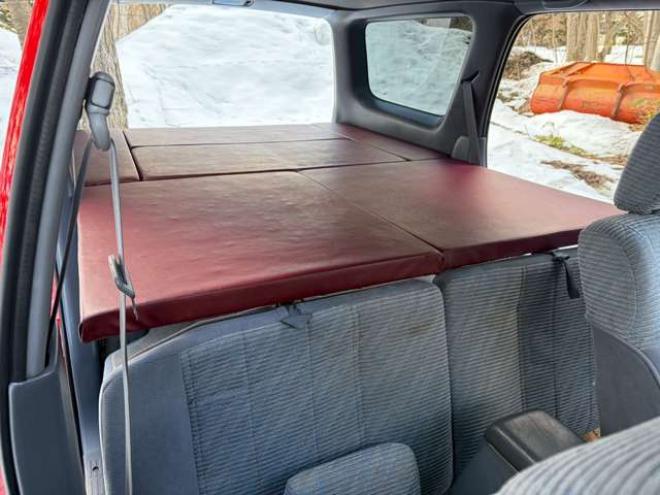 ハイラックスサーフ2.7 SSR-X 4WD　リフトアップ　全塗装済レッド　社外ナビ　ETC　パワステ　パワーウィンドウ　ABS　キーレスエントリー　ルーフレール　サンルーフ 2700