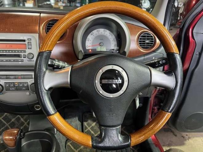 ミラジーノX 4WD　法定24ヵ月点検整備付・新規車検整備付・夏冬タイヤセット・MOMOステアリング・ウッドパネル・4WD 660