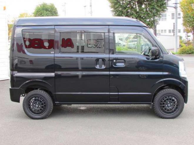 エブリイジョイン ハイルーフ 5AGS車 4WD　パートタイム4WD　キーレス　リアヒーター　フルセグTV　7インチメモリナビ　ベッドキッド　電動格納ミラー　社外タコメーター　DVD/CD　AUX　Bluetooth　 ハイルーフ 660