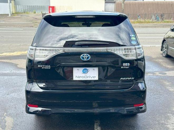 エスティマハイブリッドハイブリッド2.4アエラス レザーPKG 4WD　ローンが不安な方＜優遇ローン＞　本州仕入　純正ナビTV　後席モニター　両側パワースライド　電動リアゲート 4WD 2400 5Dr