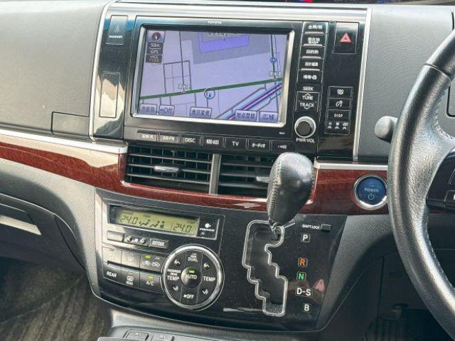 エスティマハイブリッドハイブリッド2.4アエラス レザーPKG 4WD　ローンが不安な方＜優遇ローン＞　本州仕入　純正ナビTV　後席モニター　両側パワースライド　電動リアゲート 4WD 2400 5Dr
