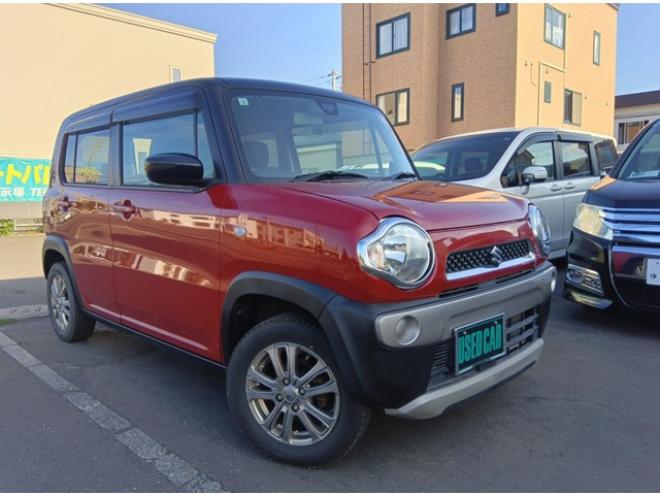 ハスラーG 4WD　衝突被害軽減ブレーキ レーダーブレーキサポート 車検10年7月　4WD　夏冬タイヤホイール付　ナビ&TV　ブルートゥース対応 660