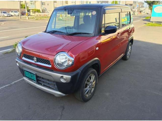 ハスラーG 4WD　衝突被害軽減ブレーキ レーダーブレーキサポート 車検10年7月　4WD　夏冬タイヤホイール付　ナビ&TV　ブルートゥース対応 660