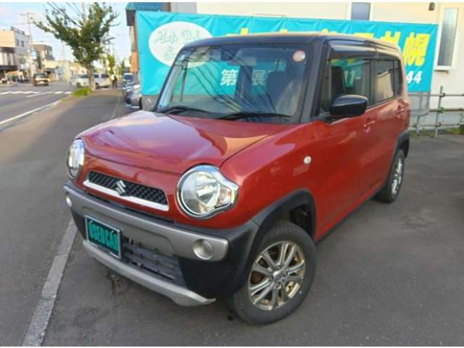 ハスラーG 4WD　衝突被害軽減ブレーキ レーダーブレーキサポート 車検10年7月　4WD　夏冬タイヤホイール付　ナビ&TV　ブルートゥース対応 660