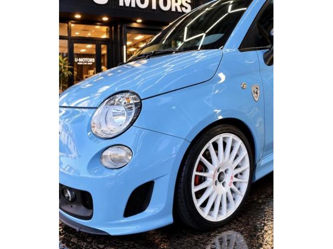 フィアット500Cアバルトターボ 312141 希少ATパドルシフト リクライニング式バケットシート596 社外マフラー 車高調新品ラグルス 18インチアルミOZレーシング 夏タイヤ新品 車検付 24ヶ月点検整備済 即乗りOK! 1400 3Dr