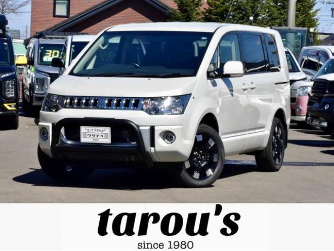デリカＤ：５ Ｄ パワーパッケージ ４ＷＤ 新車外し１８インチアルミ／タイヤ 新品フロントガード 両側パワースライドドア（北海道） 4WD 2200(D) 5Dr