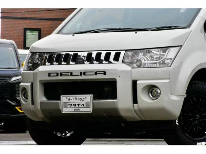 デリカＤ：５ Ｄ パワーパッケージ ４ＷＤ 本州仕入 前期／最終型 新品１６インチアルミ／タイヤ 社外ナビ／バックカメラ ディーラー点検 エンジンマウント交換付（北海道） 4WD 2200(D) 5Dr