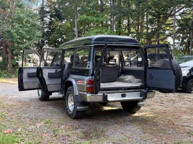 サファリ4.2 エクストラハイルーフグランロード ディーゼル 4WD　ハイルーフ　マッドフラップ　社外アルミ 4200