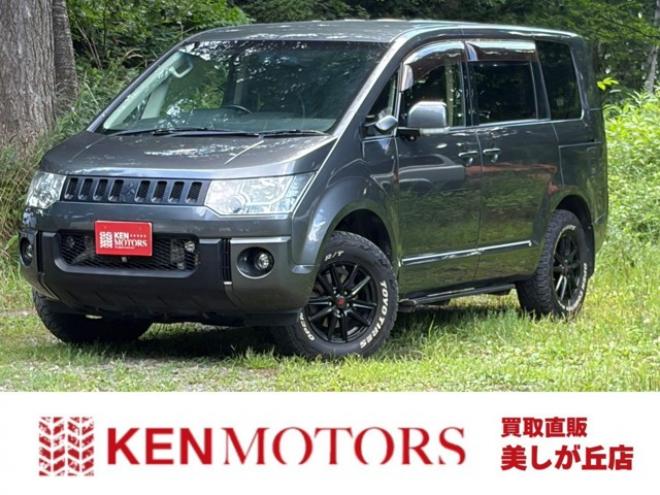 デリカD：5 2.2 D パワーパッケージ ディーゼルターボ 4WD　アルパインナビ・フリップダウン・ETC・シートヒーター 2300