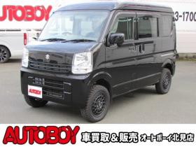 エブリイ　ジョイン ハイルーフ 5AGS車 4WD　パートタイム4WD　キーレス　リアヒーター　フルセグTV　7インチメモリナビ　ベッドキッド　電動格納ミラー　社外タコメーター　DVD/CD　AUX　Bluetooth　 ハイルーフ 660