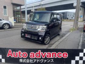 N-BOX+　カスタム Ｇ・Ｌパッケージ ４ＷＤ ＥＴＣ バックカメラ 両側スライド・片側電動 ナビ ＴＶ オートライト アイドリングストップ ベンチシート ＣＶＴ ＥＳＣ アルミホイール エアコン パワーステアリング パワーウィンドウ（北海道） 4WD 660 5Dr