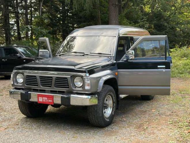 サファリ4.2 エクストラハイルーフグランロード ディーゼル 4WD　ハイルーフ　マッドフラップ　社外アルミ 4200
